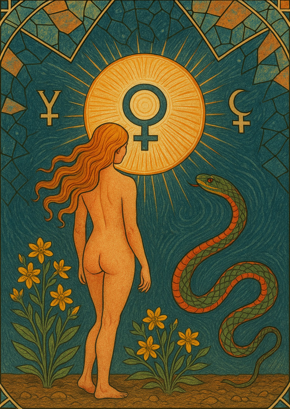 El amor que solo se permite en la superficie no sobrevive a los eclipses del alma. Este tránsito nos recuerda que el cuerpo es altar, y también trinchera. Que el deseo no es pecado, sino brújula. Y que a veces, el fuego que incomoda es el mismo que nos trae de vuelta a casa. “El cuerpo que goza y el cuerpo que arde son el mismo altar. Solo quien se quema se convierte en ofrenda.”